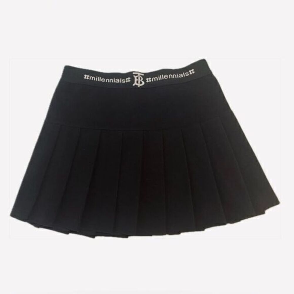 Mellennials Elastic Waist Pleated‎ Skater Tennis Skirt SKU100
